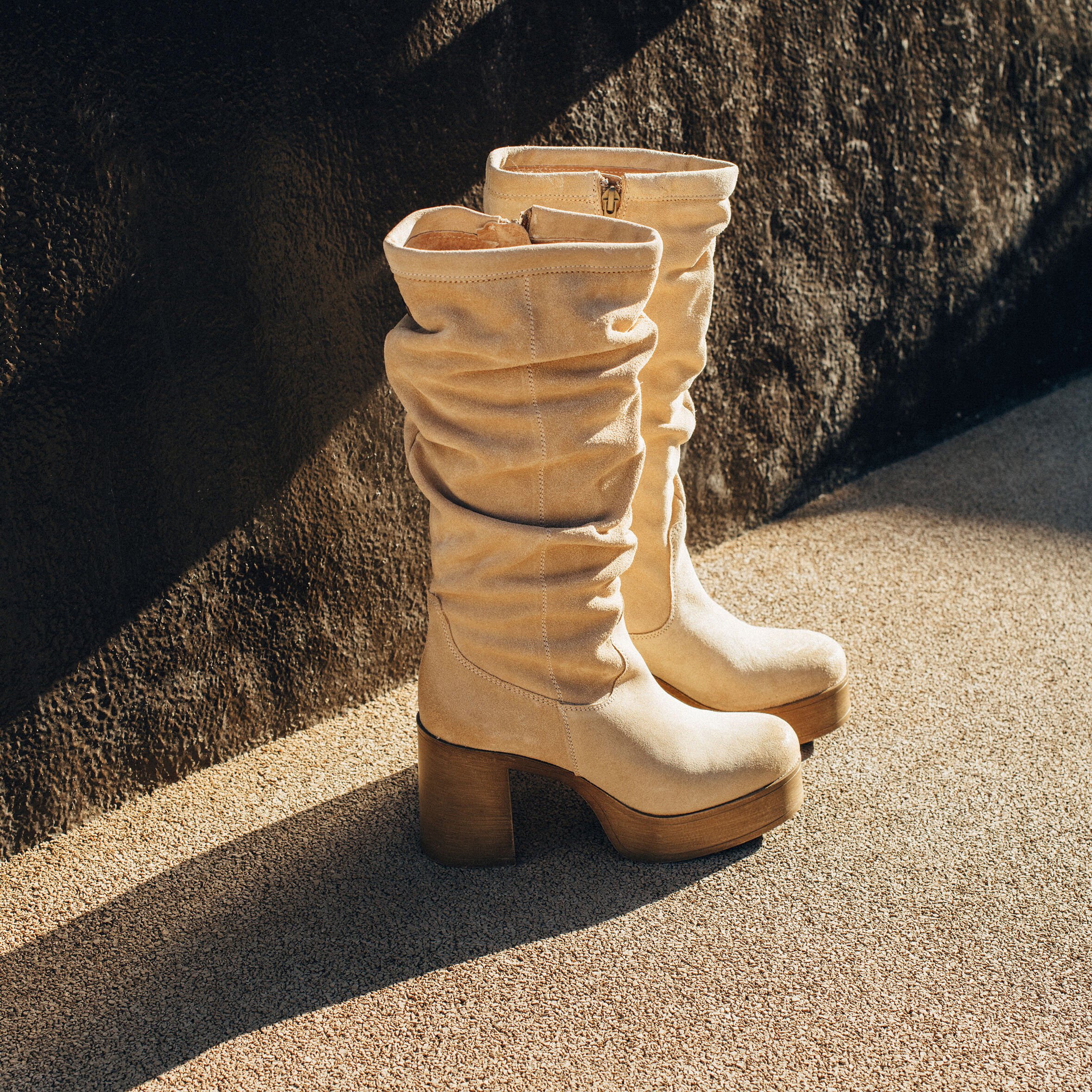 Botas tacon on sale plataforma mujer